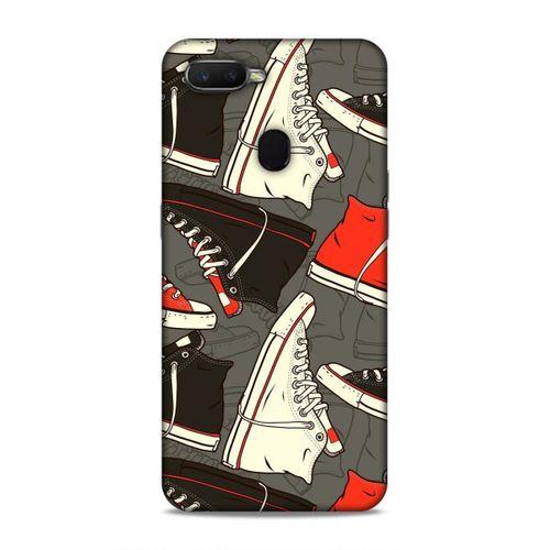 Oppo Ax7 Kılıf Spor Ayakkabilar Arka Kapak Silikon Koruma Full Koruyucu