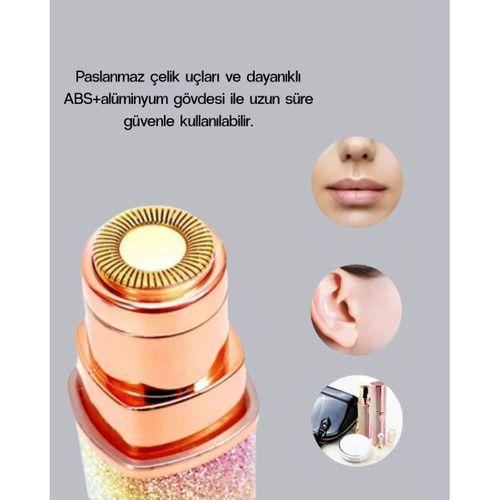 Mini Yüz Ve Kaş Epilatörü – 8000 Rpm Güçlü Motor Ve Paslanmaz Çelik Başlık