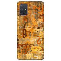 Lopard Samsung Galaxy A71 Uyumlu Kılıf Soyut Sanat (38) Desenli Neo Hybrid Kılıf