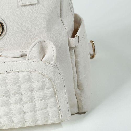 M&Y Kitty Deri Anne Bebek Bakım Sırt Çantası 7271 Krem