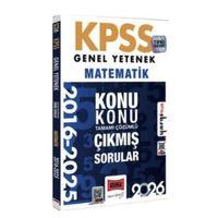 Yargı Kpss Matematik Konu Konu Çıkmış Sorular