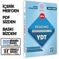 2026 YDT MEBİ İngilizce 12 Sınıf Reading Okuma-Anlama Kitabı Soru Bankası Video Çözümlü BASKI ÜCRETİ