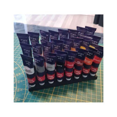 Akrilik Boya Tutucu 12ml 3D Baskı (Bu ürün Sadece Plastik parçadır - Almadan Önce Soru Sorabilirsiniz)