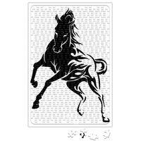 Horse Tattoo 4 Preto Puzzle 240 Parça Yapboz