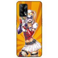 Oppo A74 4G Uyumlu Kılıf Harley Quinn (42) Rugged Armor Kılıf Mandalina
