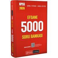 2026 KPSS Genel Yetenek Genel Kültür EFSANE 5000 Soru Bankası Pegem Yayınları