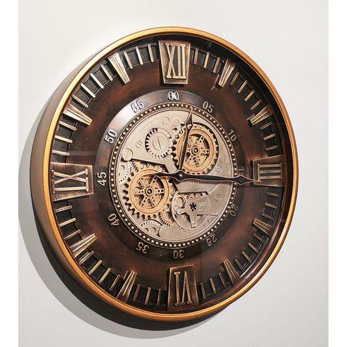 Özel Tasarım Metal Çarklı Duvar Saati