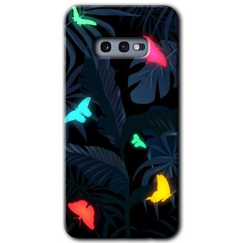 Galaxy S10e Kılıf HD Desen Baskılı Arka Kapak - Lighter Butterfly + Kırılmaz Cam
