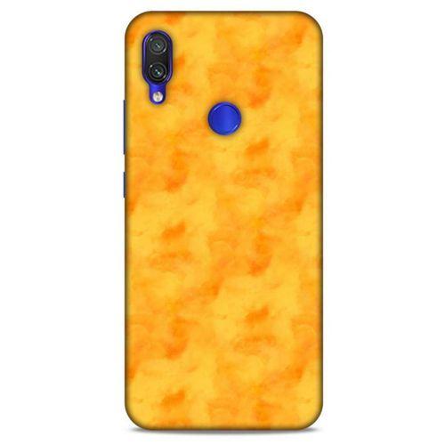 Mermer Desenli (10) Tema Full Koruma Kılıfı Turuncu Xiaomi Redmi Note 7 Pro Kılıf