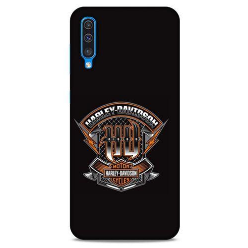 Samsung Galaxy A50 Uyumlu Kılıf Motorsiklet (39) Liquid Crystal Kılıf Harley Davidson