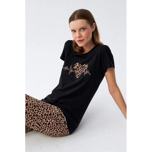 Kadın Penye Kısa Kol Pijama Takım 4128