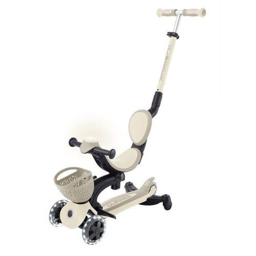 Globber Globber Go Up Baby 360 Scooter (Işıklı) Koyu Bej