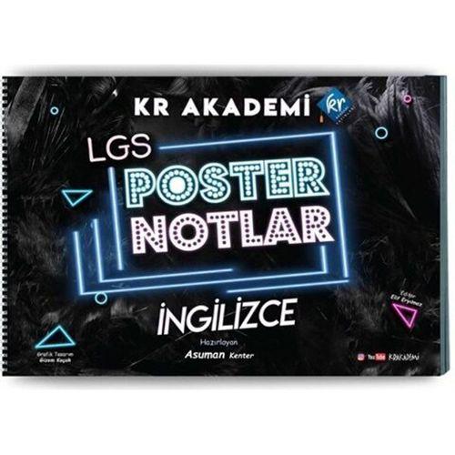 8. Sınıf LGS İngilizce Poster Notlar KR Akademi