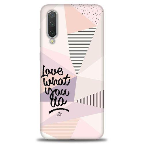 Xiaomi Mi 9 SE Kılıf HD Baskılı Kılıf - What You Do + Tam Ekran Koruyucu