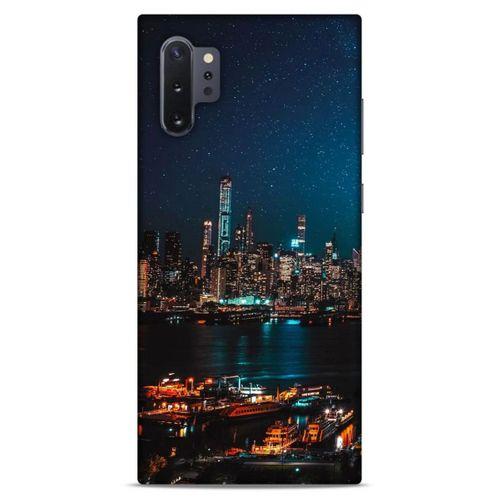 Lopard Samsung Galaxy Note 10 Plus Uyumlu Kılıf Gece'S (6) Silikon Kılıf Şehir