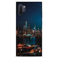 Lopard Samsung Galaxy Note 10 Plus Uyumlu Kılıf Gece'S (6) Silikon Kılıf Şehir
