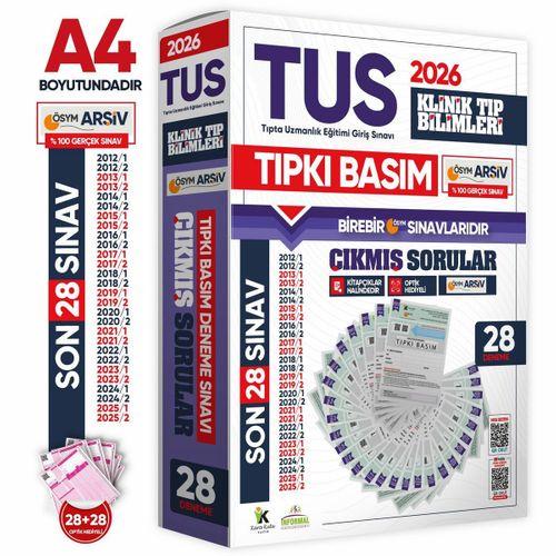 2026 TUS Temel&Klinik Tıp Bilimleri ÖSYM Çıkmış Soru Tıpkı Basım Son 14 Yıl 56lı Deneme Kitapçığı