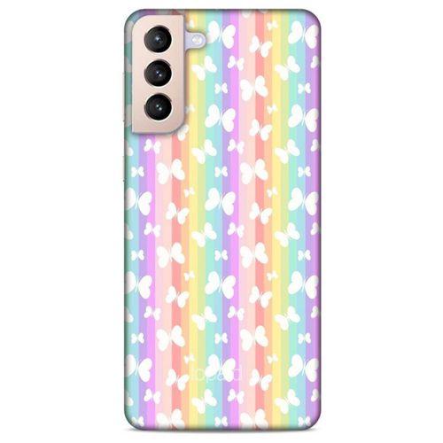 Lopard Samsung Galaxy S21 Plus Uyumlu Kılıf Kelebek Etkisi (11) Tam Koruma