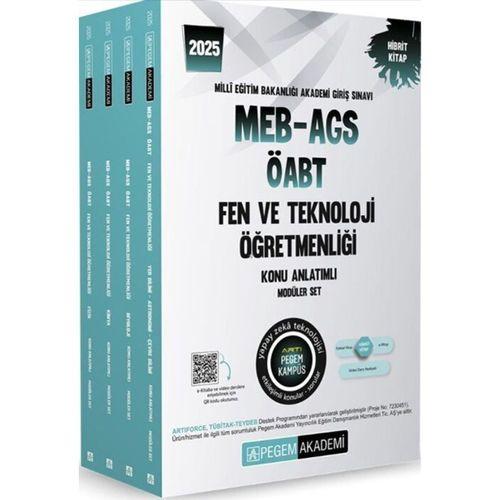 2025 MEB AGS ÖABT Fen Bilimleri Öğretmenliği Konu Anlatımlı Pegem Yayınları