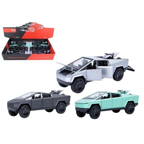 Eğitici Oyuncak XHD-B2424-Vardem Çek Bırak  Işıklı ve Sesli Kapıları Açılan Truck Metal Jeep 1:24