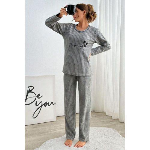 Zhlbutik Genç Baskılı İ̇nterlok Pijama Takımı