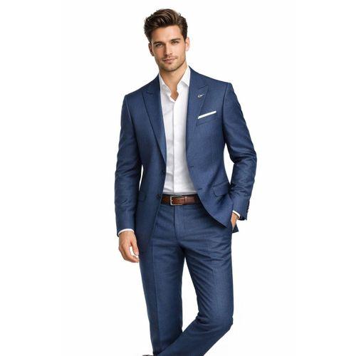 Erkek Silim Fit Yelekli Çift Yırtmaçlı Takım Elbise BGL-ST05327