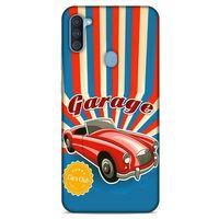 Retro (11) Desen Tam Koruma Renkli Samsung Galaxy A11 Kılıf
