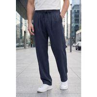 Wert Lyocell Kumaş Relaxed Fit Çİft Pileli Jogger Eşofman Altı Pantolon - Füme