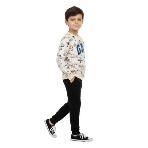 Erkek Çocuk Önü Baskılı Sweatshirt Ve Eşofman Alt Takım BGL-ST05251