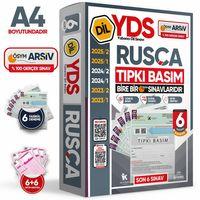 2026 YDS Rusça ÖSYM Tıpkı Basım Çıkmış Soru Deneme Paketi 6lı Fasikül SETİ