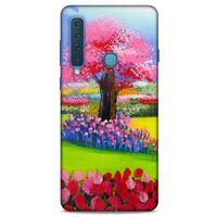 Samsung Galaxy A9 2018 Kılıf Japonya (40) Fit Silikon Kılıf Japonya Ağaçları