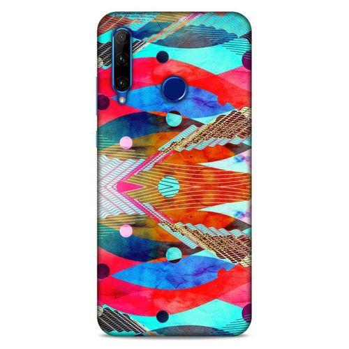 Lopard Huawei Honor 20 Lite Uyumlu Kılıf Manipülasyon ☻ (10) Full Koruma Kılıfı Desenli