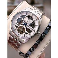 Daniel Klein Otomatik Erkek Kol Saati 30 Metre Suya Dayanıklı Çelik Kordon + Bileklik Hediyeli VS.BLKT.0692