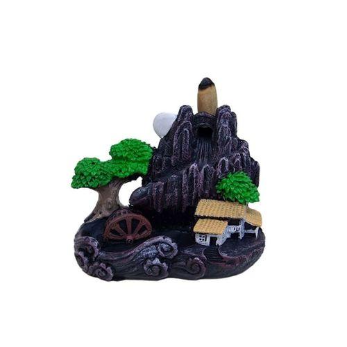 Seramik  Şelale Aromaterapi Geri Akışlı Tütsülük