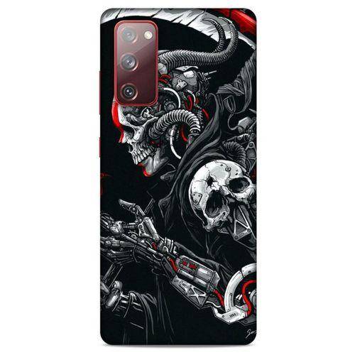 Samsung Galaxy S20 Fe Uyumlu Kılıf Motorsiklet (23) Ultra Koruma Kılıfı Kurukafa