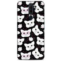 Lopard Oppo A5 2020 Uyumlu Kılıf Kediler (30) Silicone Case Patiler