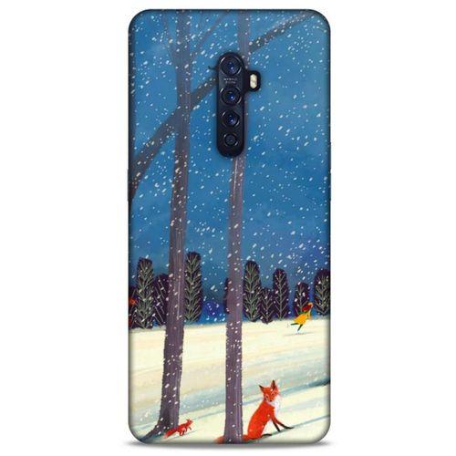 Oppo Reno 2 Kılıf Snowix (45) Liquid Air Kılıf Turuncu Mavi