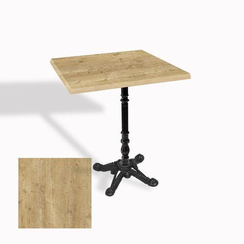 Dockers Çipa 1004 Döküm Ayak Kare Masa 80X80 cm - (Werzalit, Wermodin ve Allzalit Tabla) - Avalone Pine