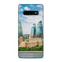 Samsung Galaxy S10 Plus Uyumlu Kılıf Azarbaijan (4) Koruma Kılıfı Alev Kuleleri