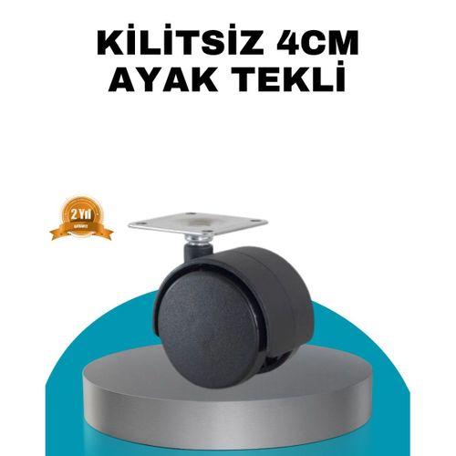 4 Cm Kilitsiz Masa Ayağı Tekli Sessiz Ve Akıcı Hareket