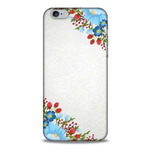 Lopard Apple Iphone 6 Uyumlu Kılıf Bahar (18) Telefon Kılıfları Mavi Kırmızı