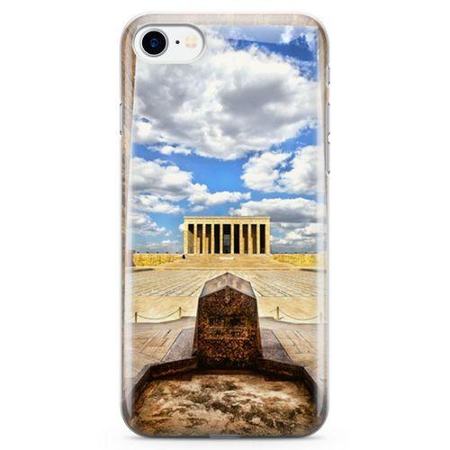 Apple iPhone 7 Kılıf Anıtkabir Perspektif Arka Kapak Koruma Desenli Full Koruyucu