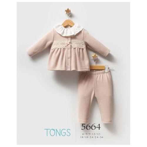 Tongs Baby Lace Dream 3'lü Takım 5664 Pudra