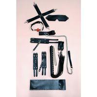 Fantezi Kırbaç Kelepçe Set 7'li Takım, El-Ayak Kelepçesi, Maske - APFT1310