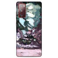 Lopard Samsung Galaxy S20 Fe Uyumlu Kılıf Soyut Sanat (39) Baskılı Liquid Crystal Kılıf