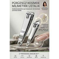 Profesyonel Manikür Seti 2li Batık Çıkarıcı Açılı Tırnak Makası 723643