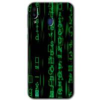 Samsung Galaxy M20 Kılıf HD Desen Baskılı Arka Kapak - Matrix