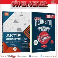 Aktif Öğrenme TYT AYT Geometri 0 dan Başlayanlara ve Orijinal Yayınları 24 TYT 17 AYT Deneme Seti 2 Kitap