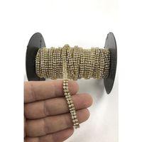 Çift Sıra Şerit Taş Sarı Renk