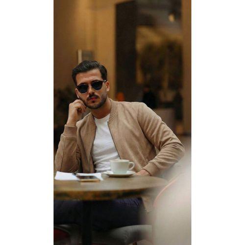 Erkek Scuba Süet Kumaş Bomber Hırka